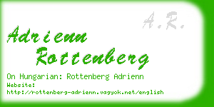 adrienn rottenberg business card